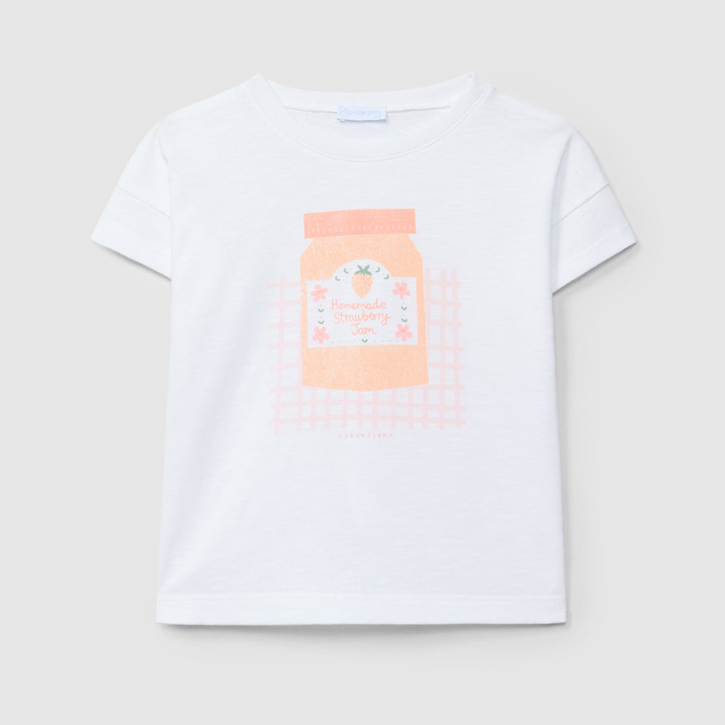 T-shirt "Homemade strawberry jam" - Laranjinha