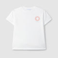 T-shirt com estampado de sol - Laranjinha