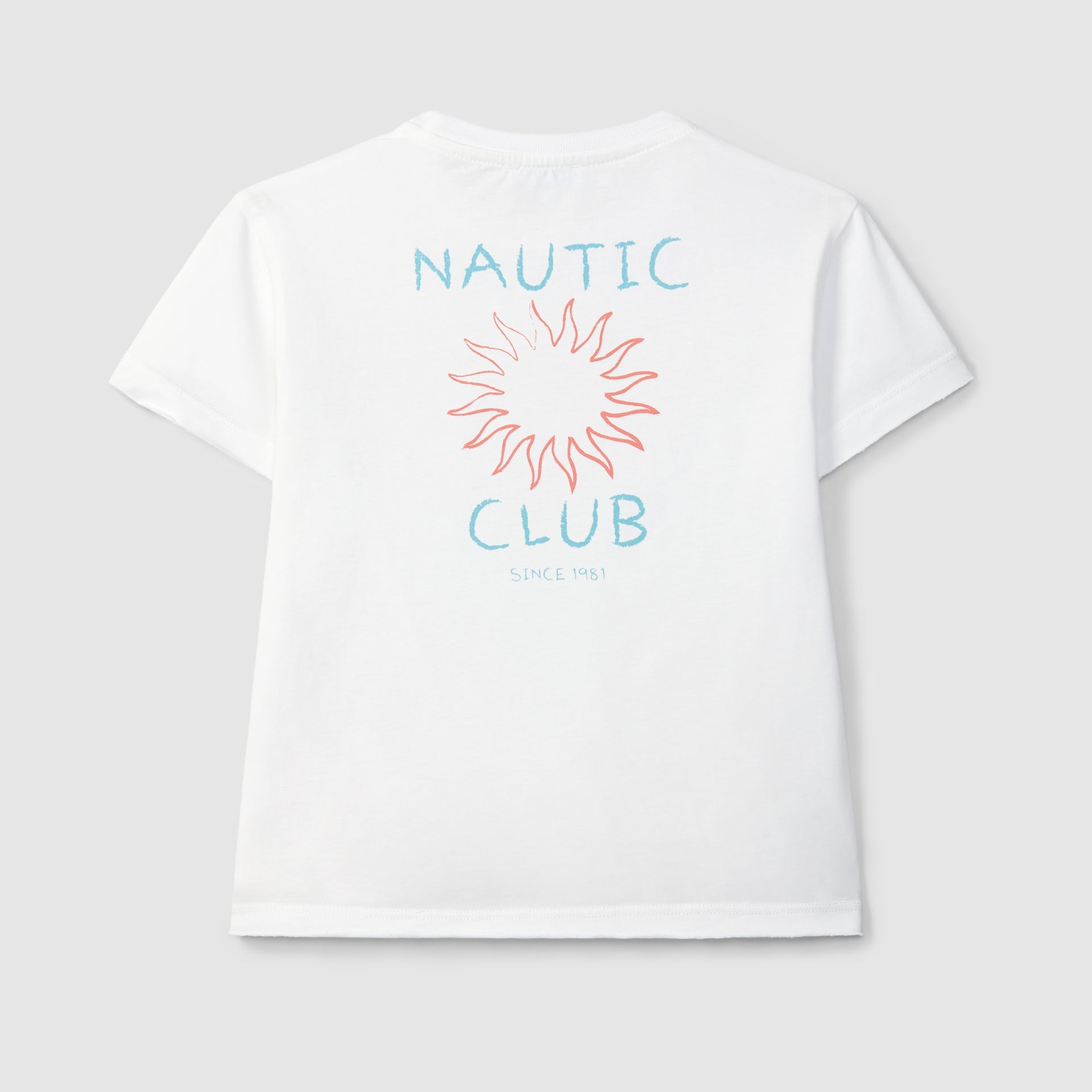 T-shirt com estampado de sol - Laranjinha