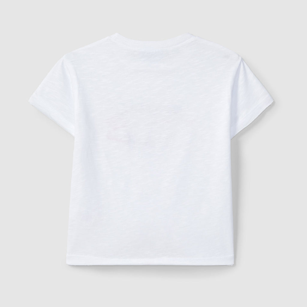 T-shirt "Nautic club" com prancha - Laranjinha