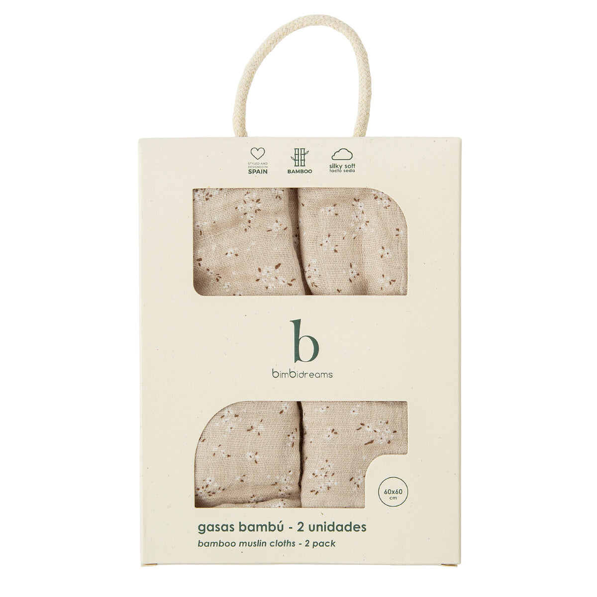Musselinas de Bambu Pack 2
