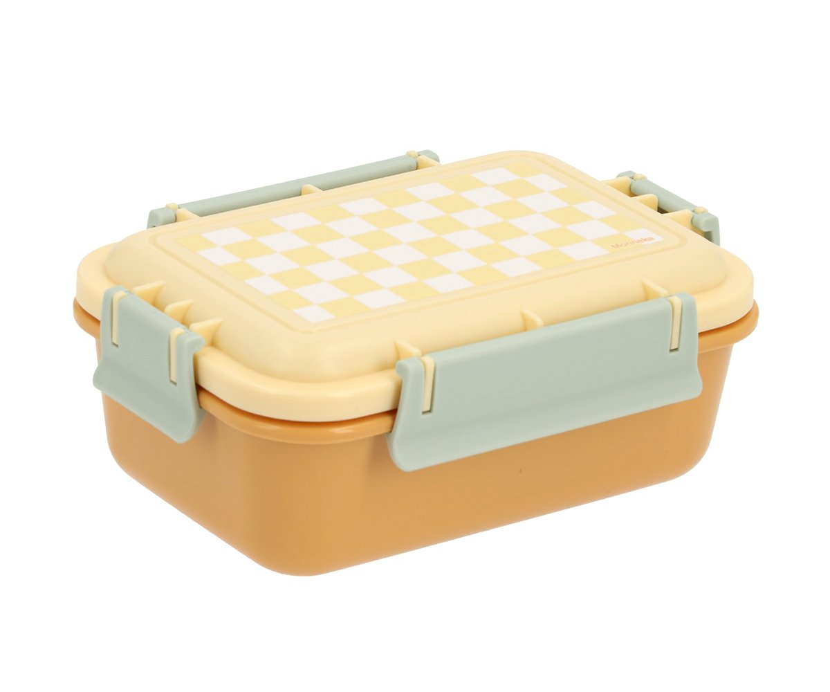 Lancheira Bento Tripes Yellow chess