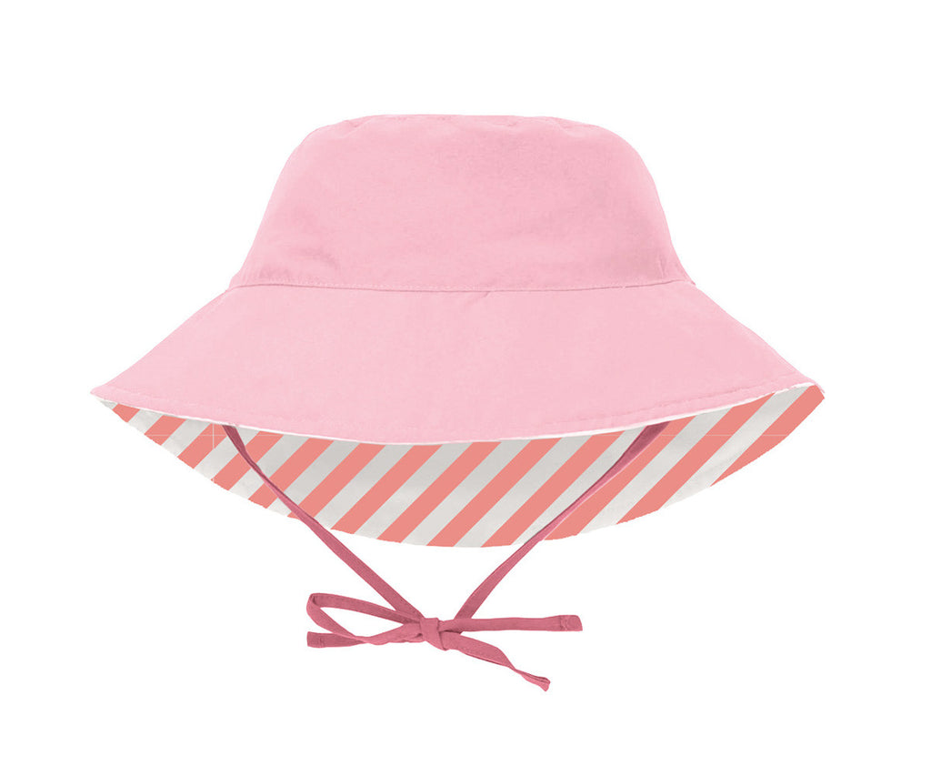 Chapéu reversível Stripes Bloom & Blush - Monnëka