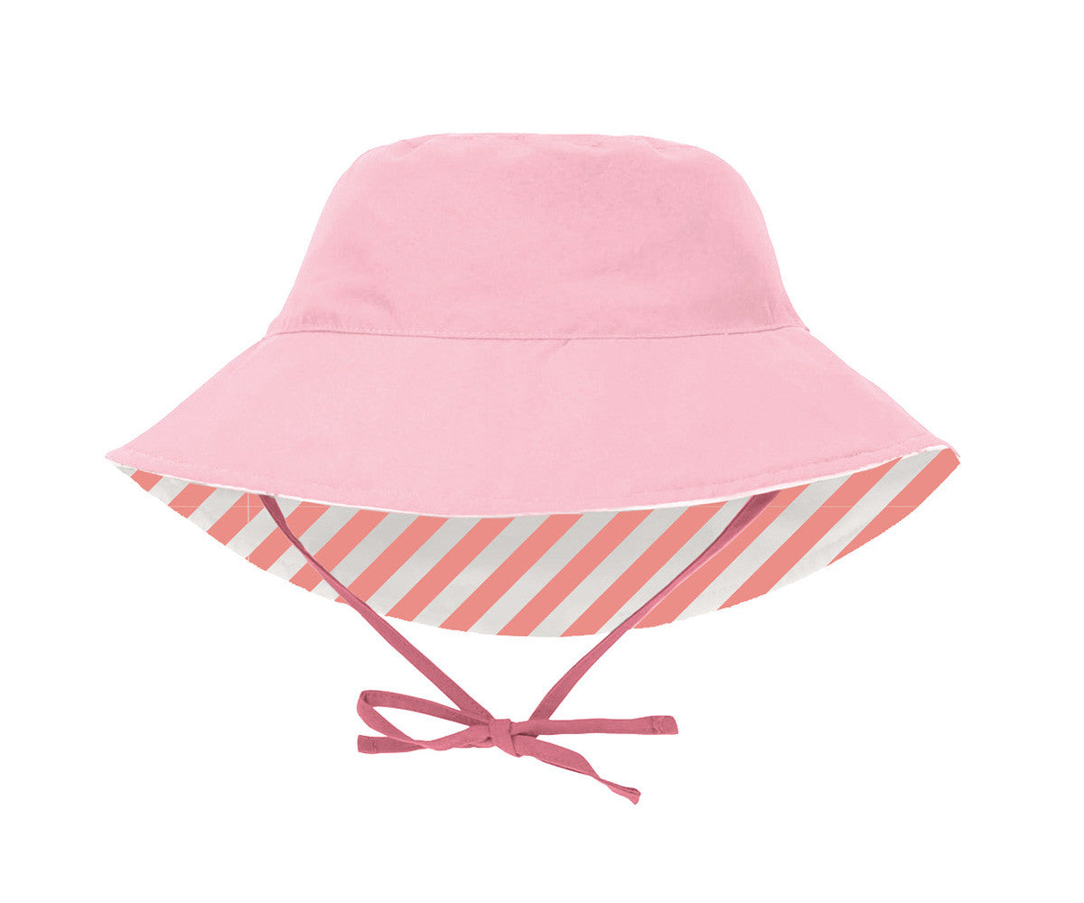 Chapéu reversível Stripes Bloom & Blush - Monnëka