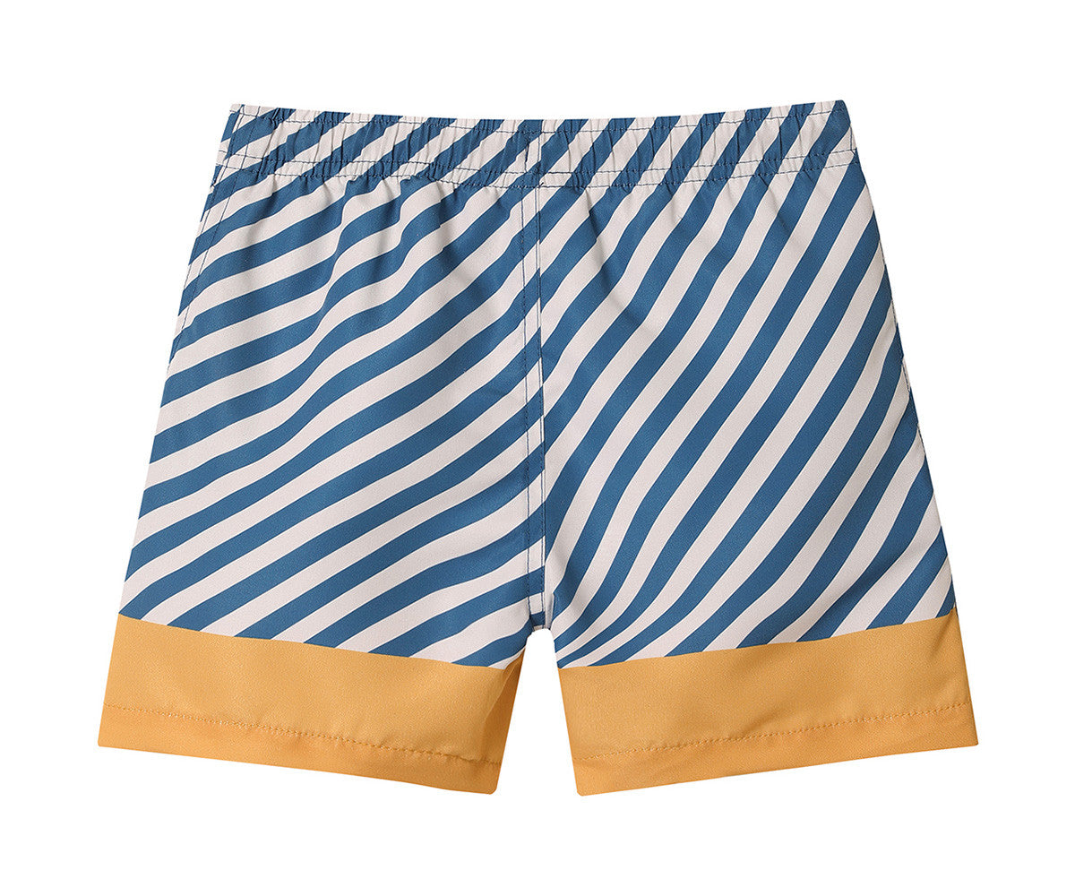 Bermuda Banho Boy Stripes Blues & Beyond - Monnëka
