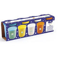 4 Potes de Plasticina Glitter