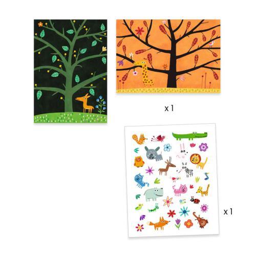 Animais – Autocolantes Reutilizáveis