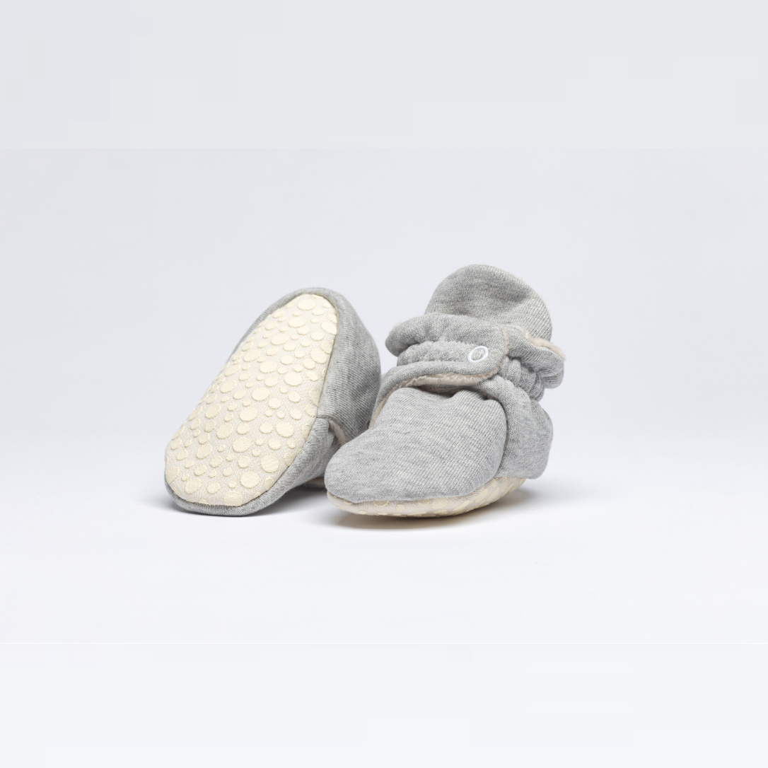 Baby Booties Fluffy - Silver Pavlova