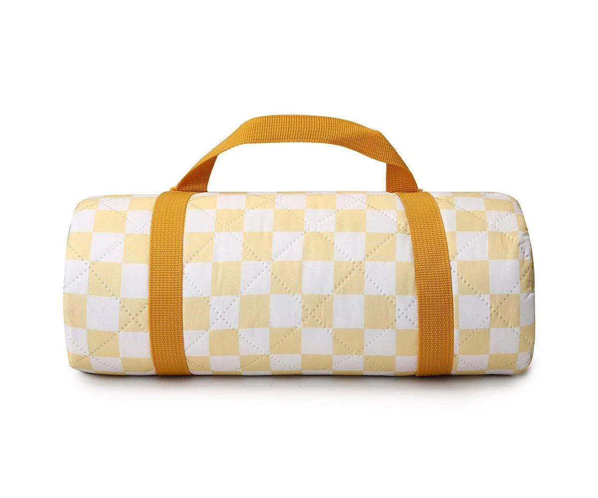 Manta Picnic Stripes Yellow Chest - Monnëka