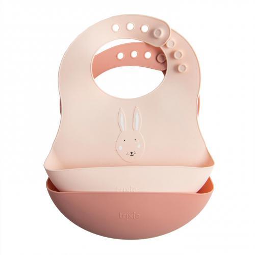 Babete de Silicone Pack 2 - Mrs. Rabbit