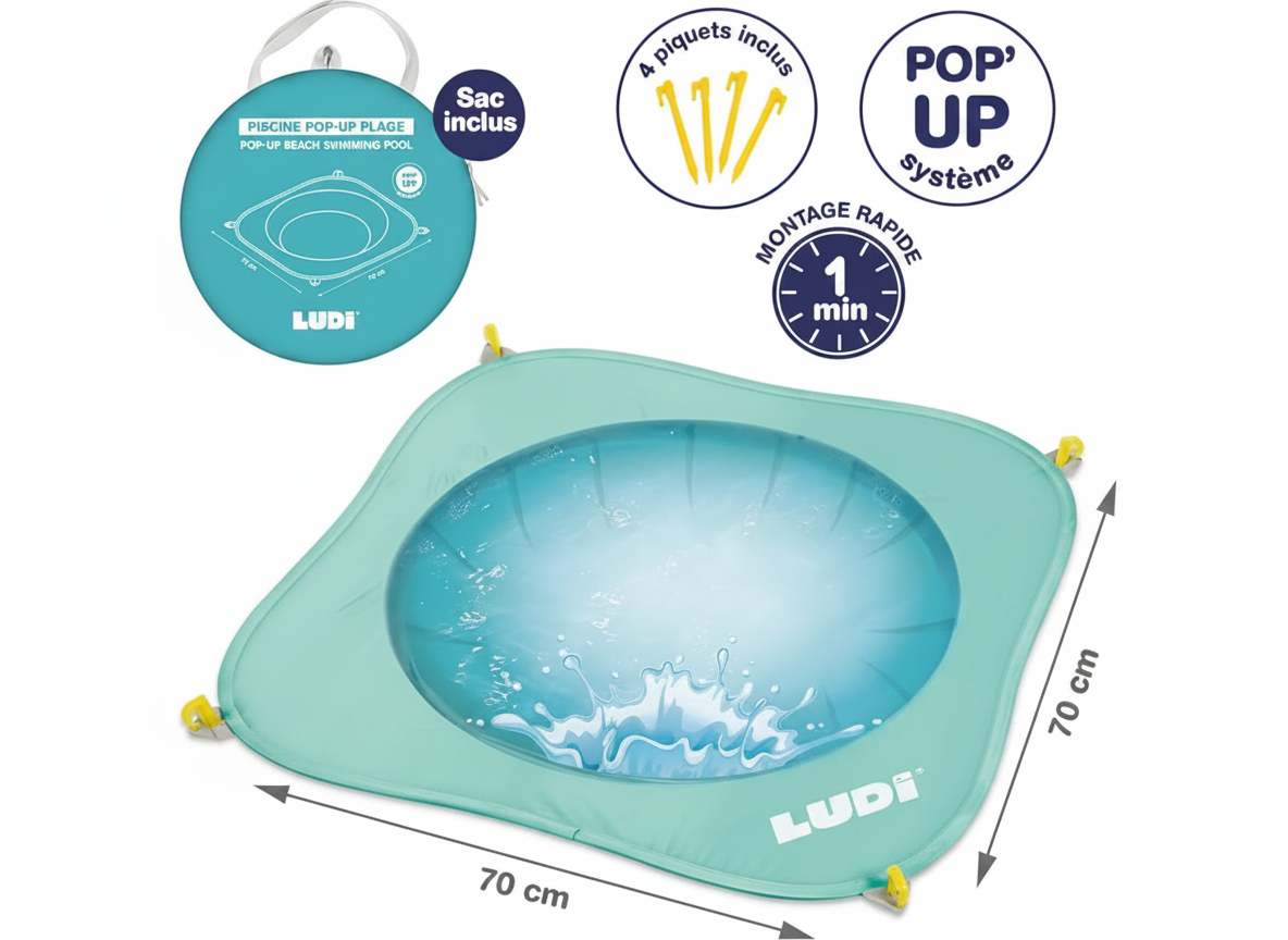 Piscina Pop-Up para Praia