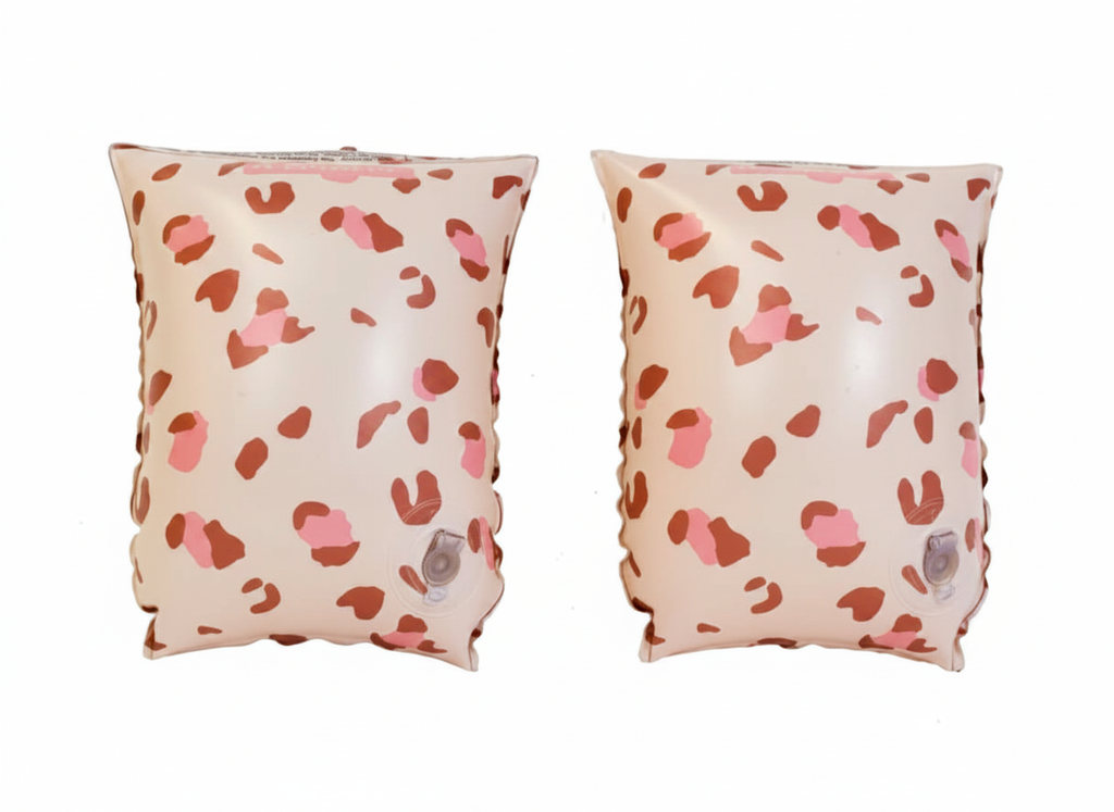 Braçadeiras 0-2 anos – Leopard Old Pink